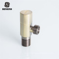 1/2 3/8 Triangle bronze plated quick open water inlet brass angle valve